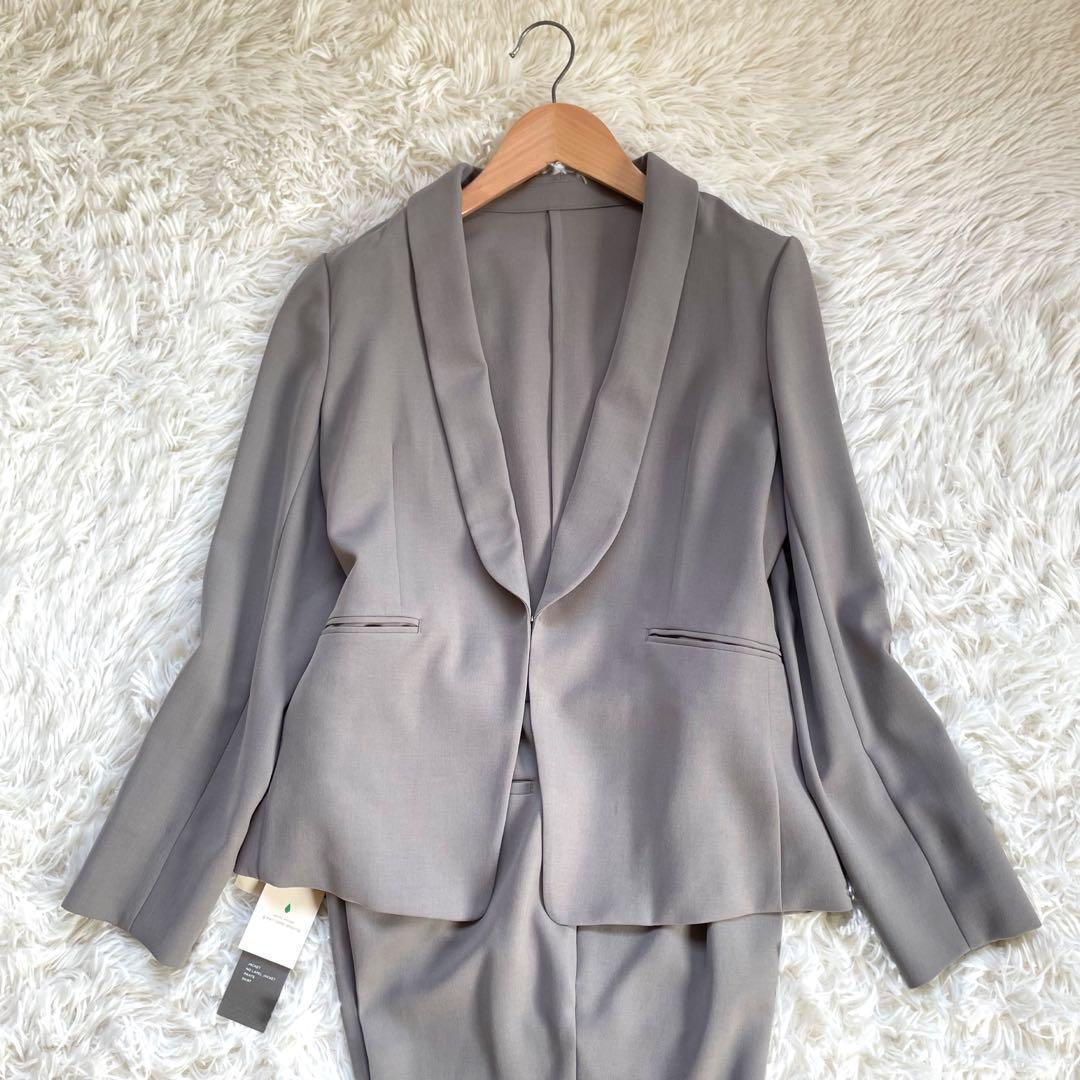 新品未使用グリーンレーベルリラクシング　パンツスーツセットアップ洗える