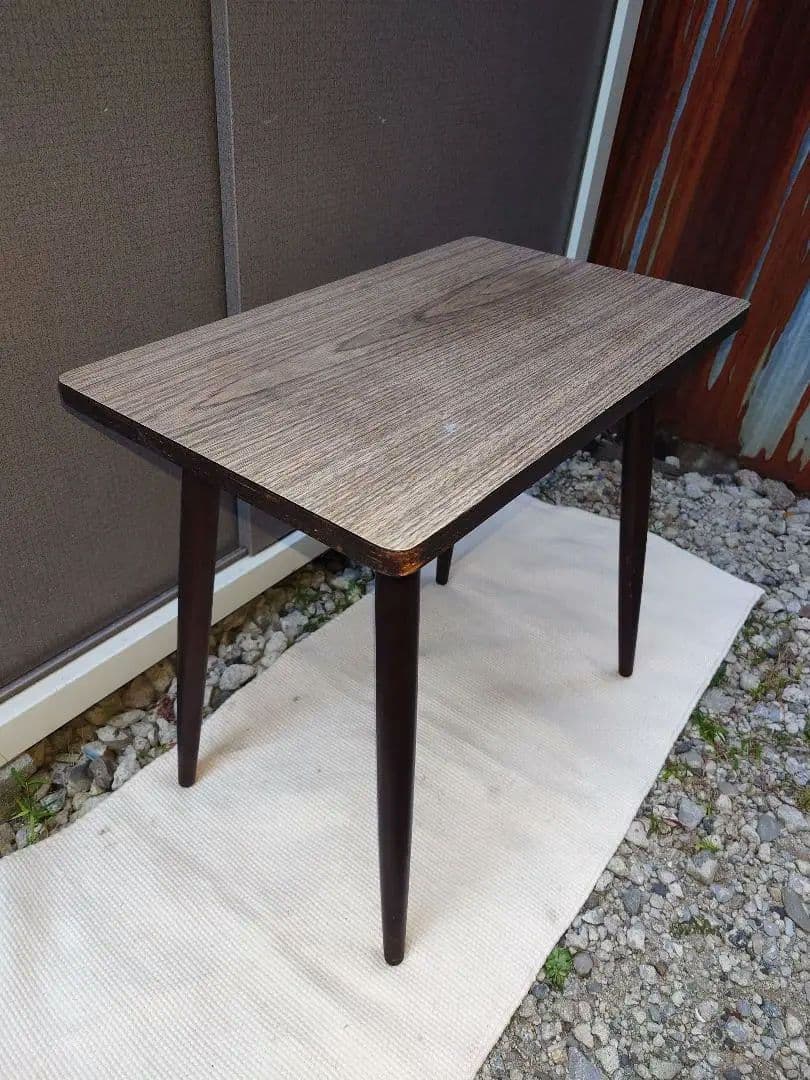 木製 キツツキ HSK テーブル サイドテーブル ミニテーブル デコラトップ ②