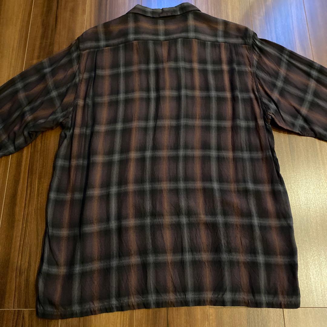 m*n様 SC29120 SUGAR CANE オンブレ チェックシャツ レーヨ