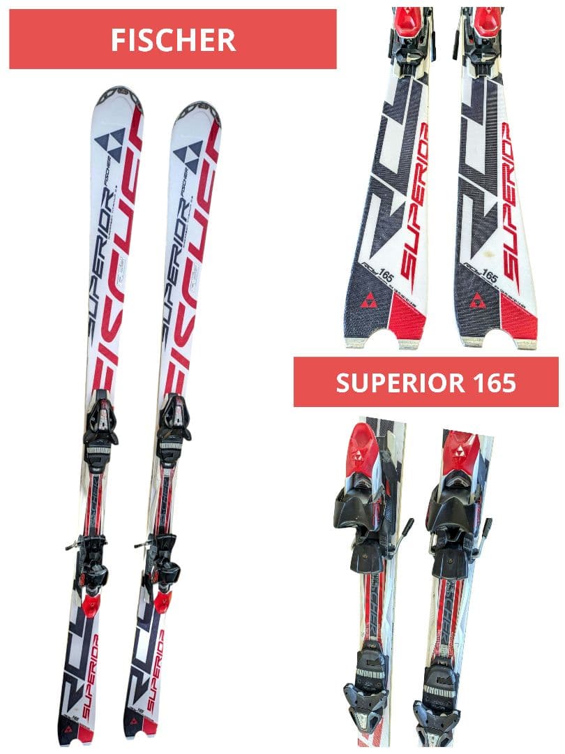 FISCHER　SUPERIOR 165cm　スキー板
