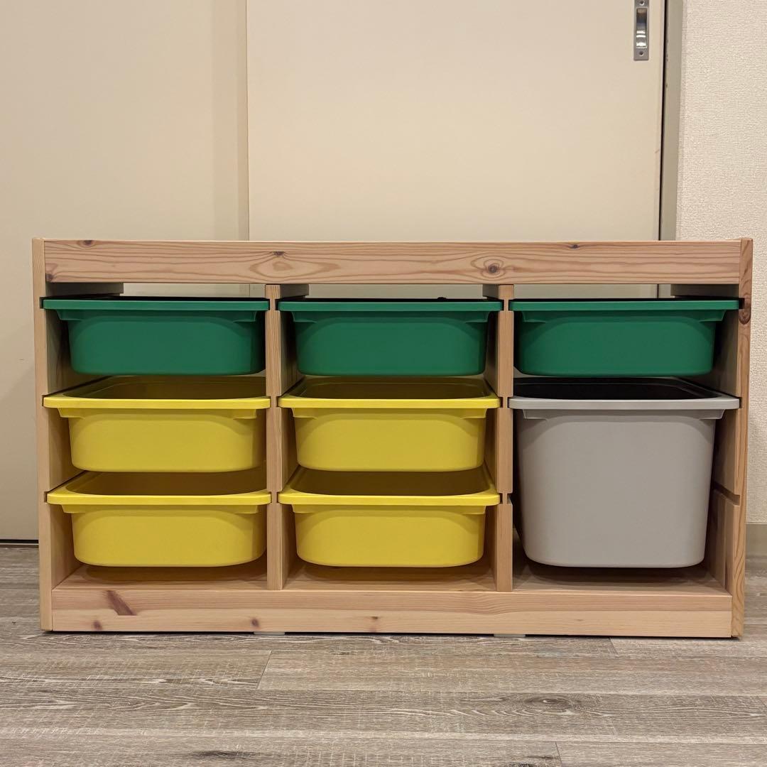 【IKEA/イケア】TROFAST おもちゃ・洋服棚 B 送料込