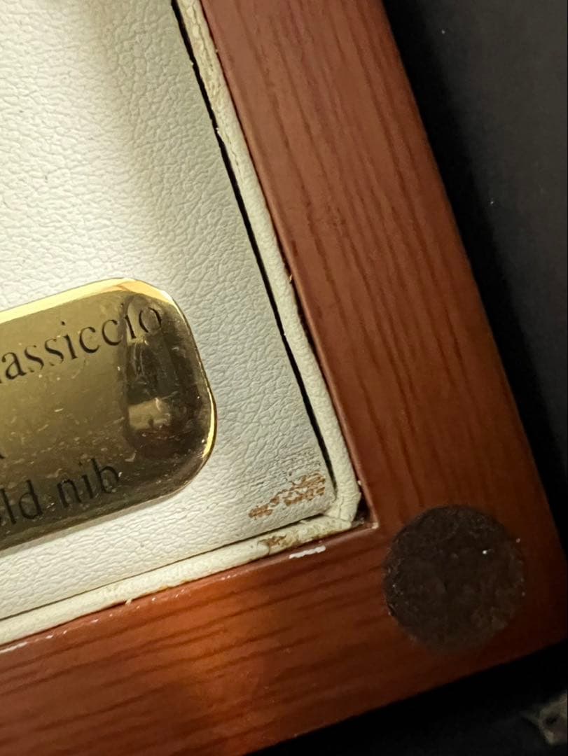 AURORA アウロラ　マーブル万年筆 専用ケース付き　金18K 高級万年筆