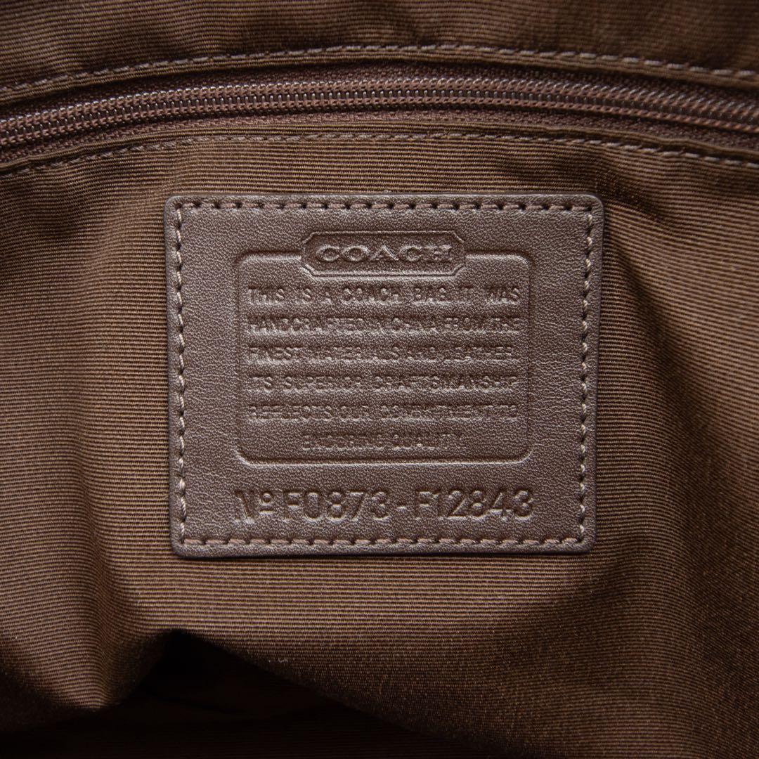 A144【美品】COACH／コーチ　トートバッグ　シグネチャー　パッチワーク