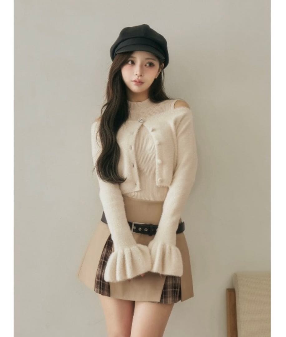 Darich アンサンブルシャギーニットトップス IVO