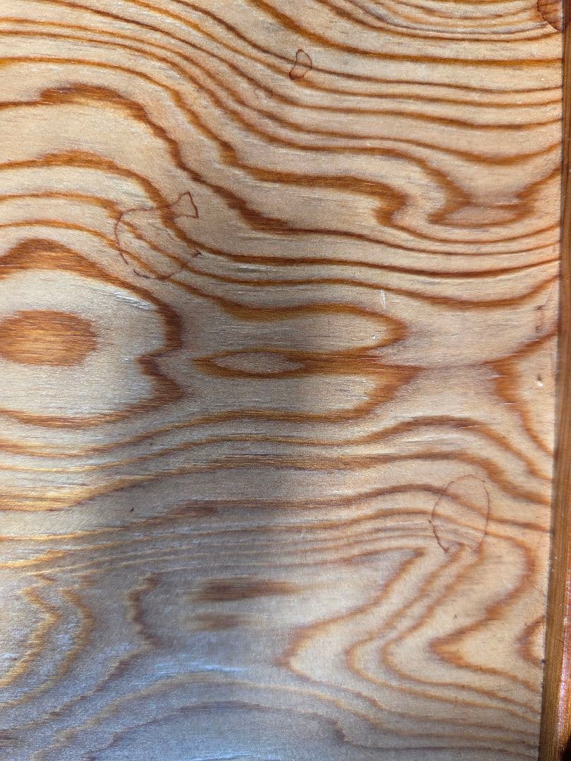 屋久杉 お盆 L(新品) M(使用済) 2セット 木製トレイセット