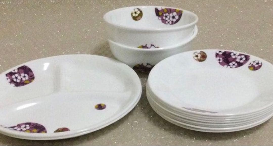 コレール　食器セット　ランチプレート　皿　ボウル　12枚　ランチプレート21.5