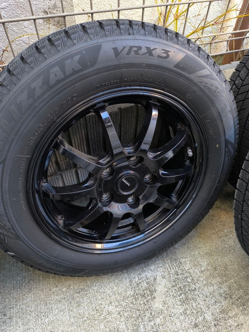 【送料込】ブリヂストン ブリザック BLIZZAK VRX3 185/65R15