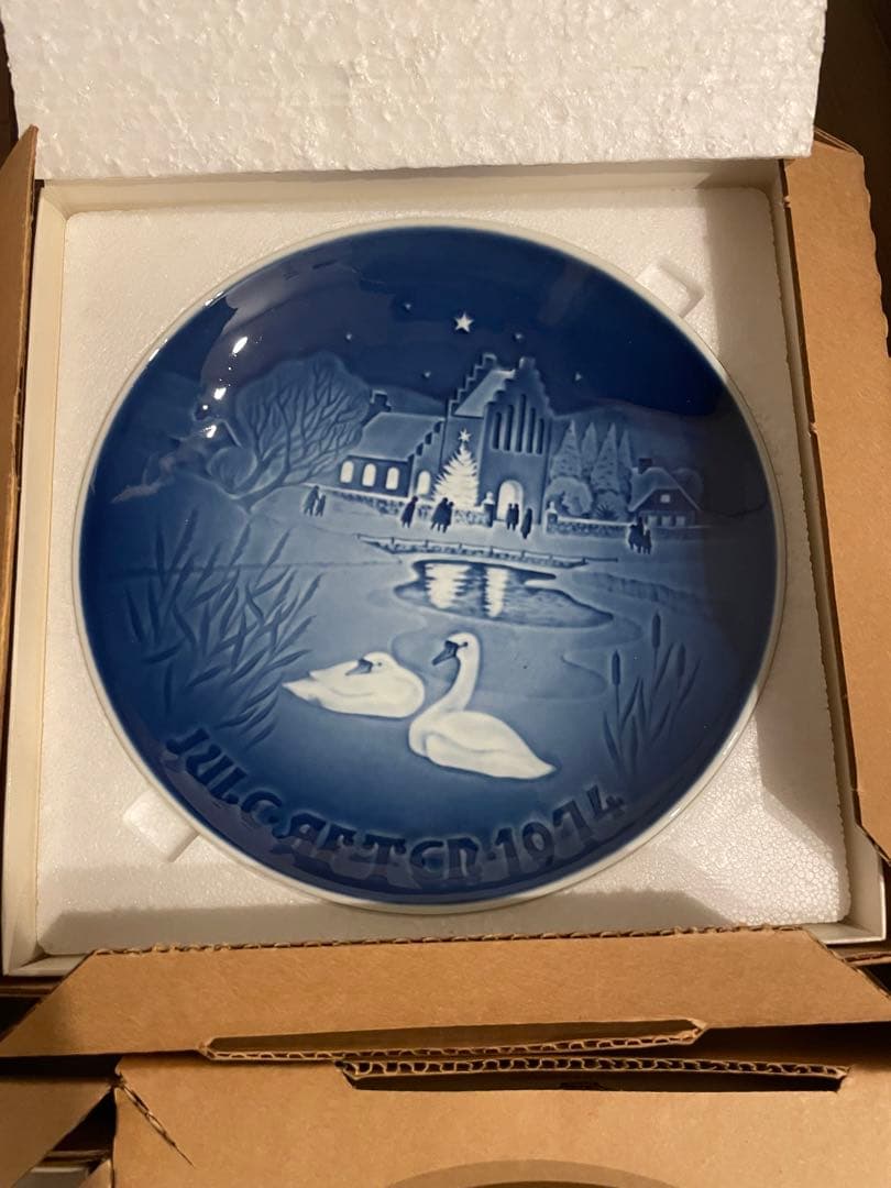 Bing & Grøndahl クリスマスプレート 70年代 7枚セット