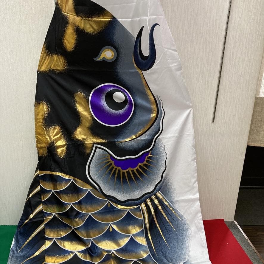 SKO115 鯉のぼり4m 黒 　黒鯉4m　お父さん鯉4m　端午の節句鯉