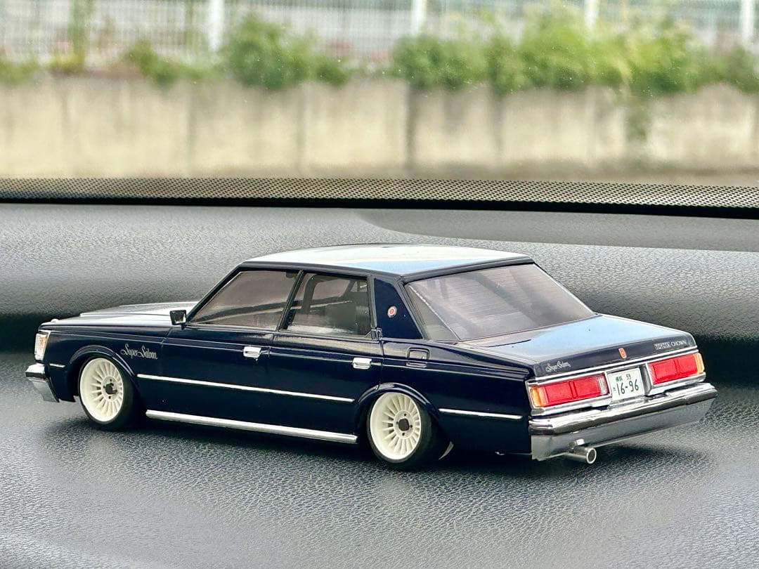 【完成品】フジミ•MS110 クラウン2000ターボ　インチアップハの字箱絵仕様