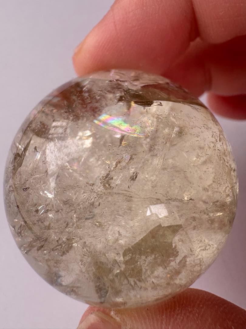 シトリンアゼツライト　スフィア　アゼツライト　約41.5ミリ