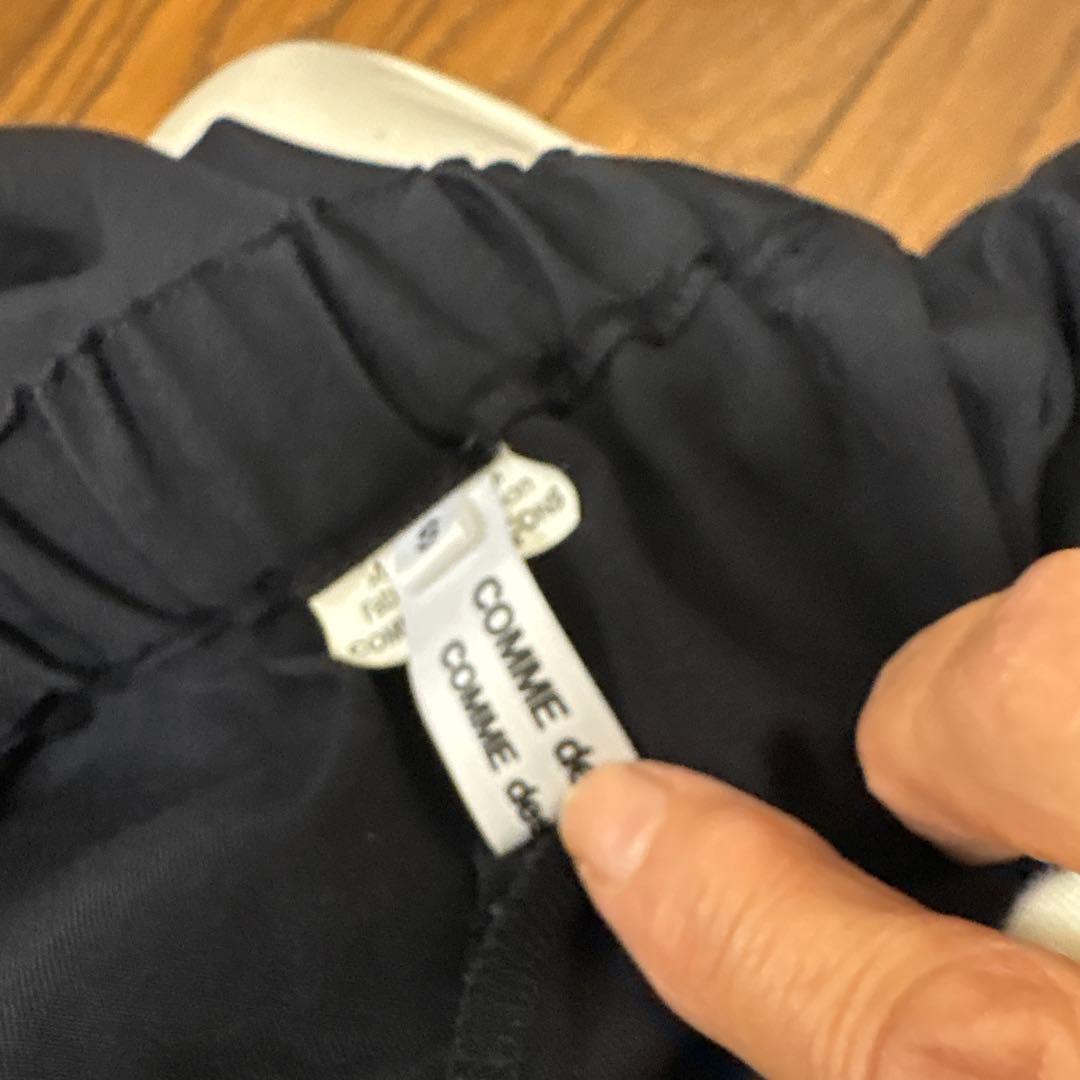最終処分特価コムデギャルソン ブラックフレアキュロット変形キュロットフリー（S）