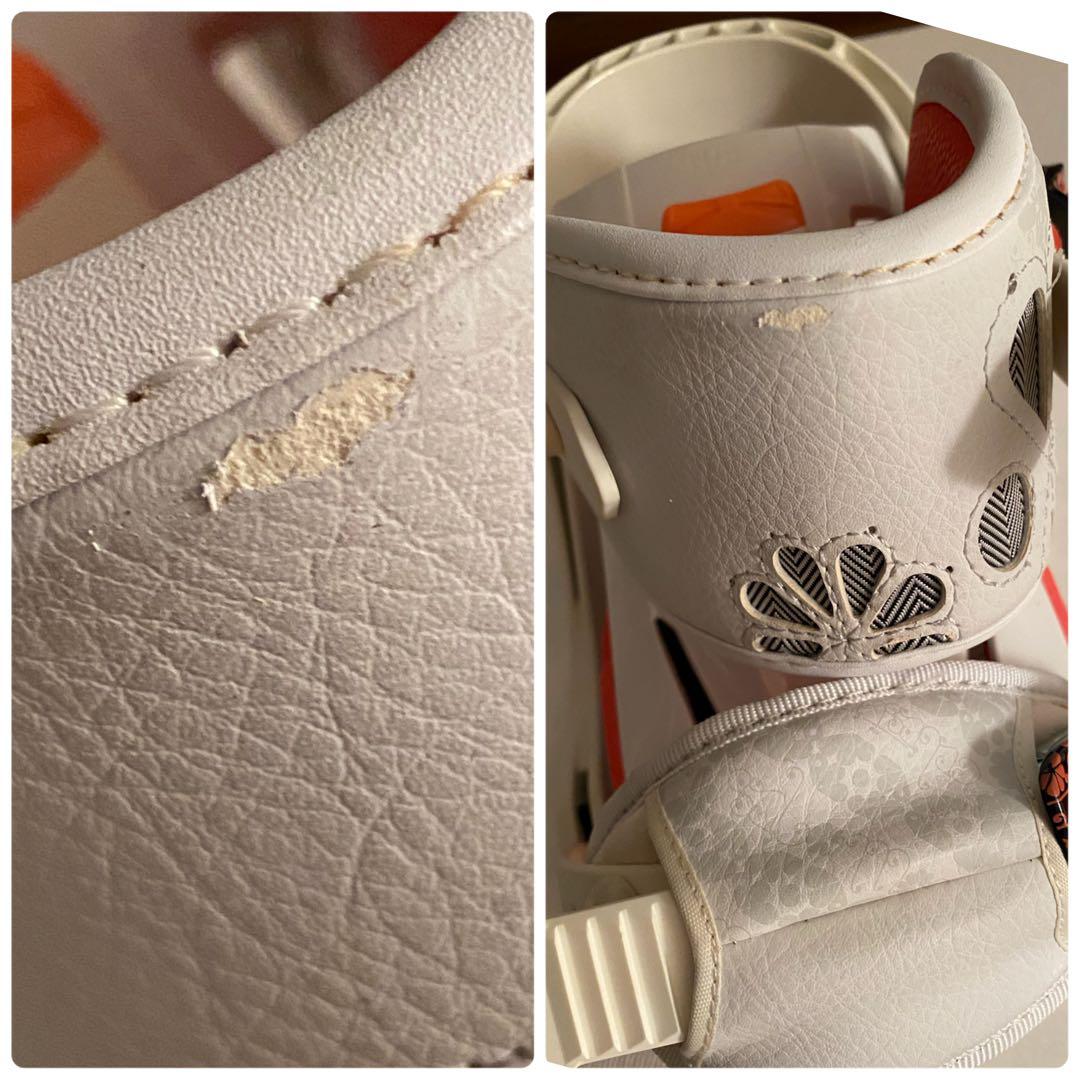 142 未使用　ドット柄　初級　スノーボード　板　SALOMON ビンディング