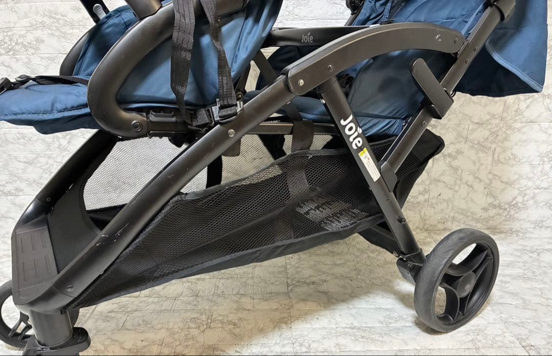 【送料込み】Joie エヴァライトデュオ ディープシー 2人乗りベビーカー