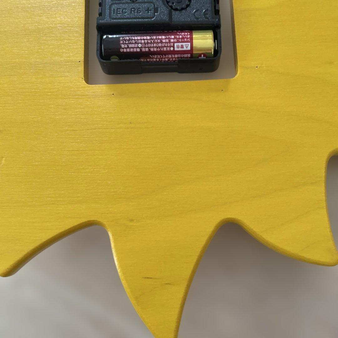 HABA ハバ 時計 木製 ドイツ製 知育 掛時計 黄色 青 赤 知育玩具 美品