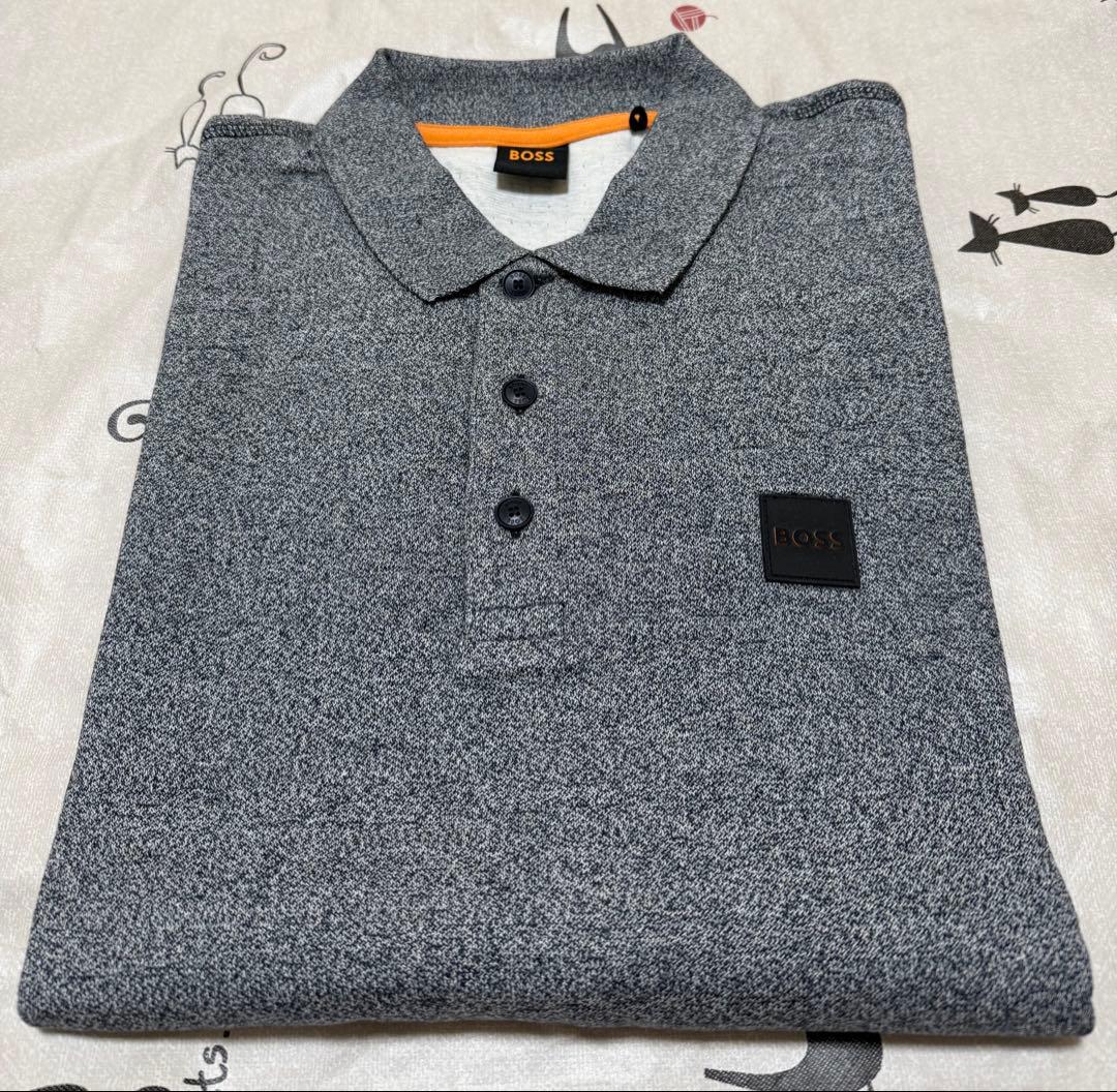 HUGO BOSS メンズ 長袖ポロシャツ（新品） M