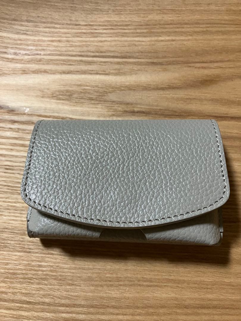 Maison Sbond メゾンエスボンド三つ折り財布　グレー　未使用