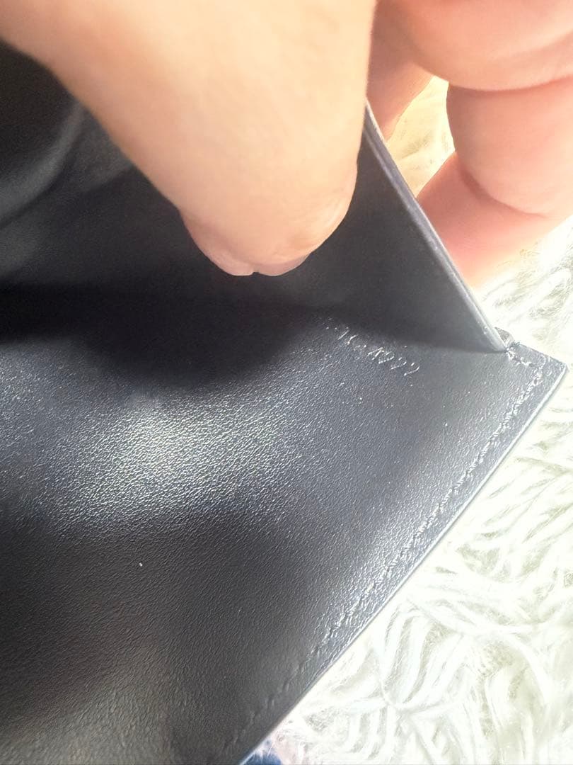 CELINE トリオンフ　ブラック 三つ折り財布　セリーヌ