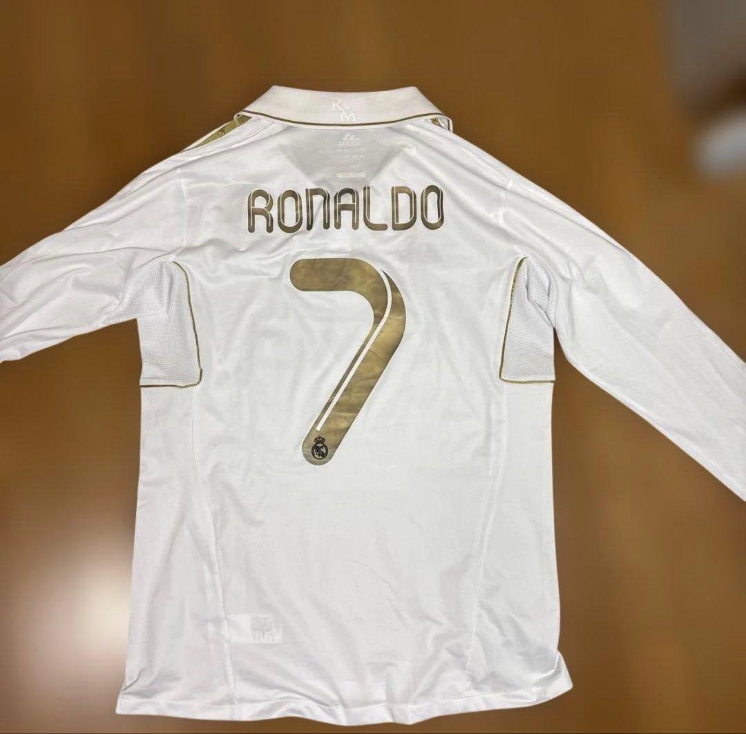 未使用　2011-12 レアル・マドリード ロナウド　サッカー　長袖ユニフォーム