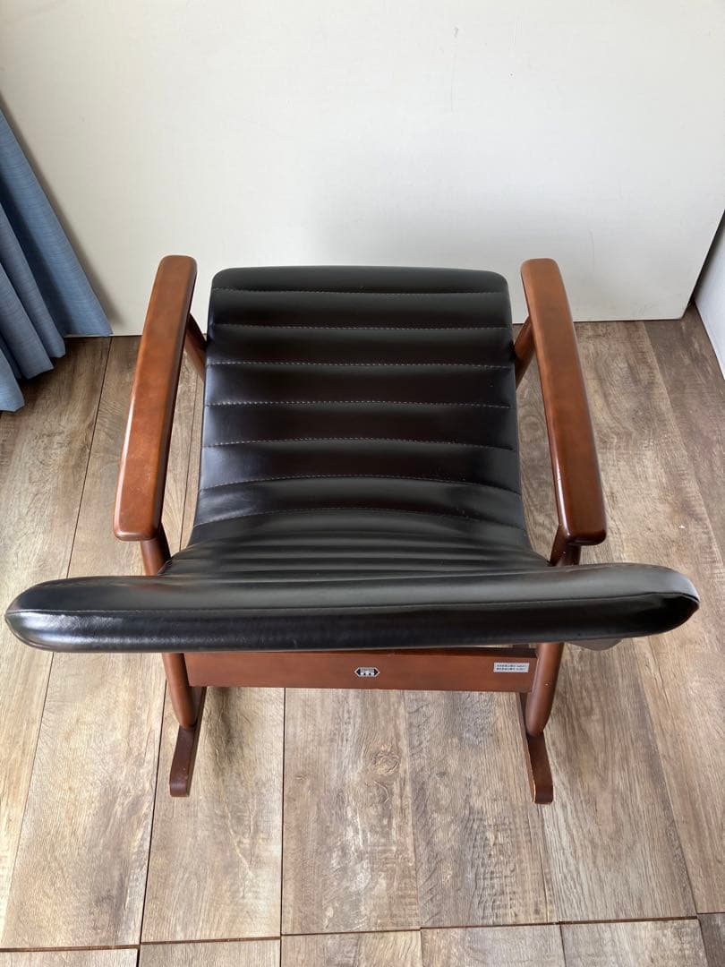 ミッドセンチュリー　ヴィンテージ 松田家具 ロッキングチェア　フットレスト付き