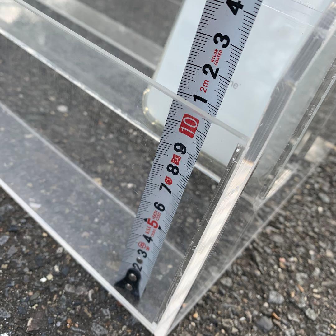 店舗　アクリル製 6段 ディスプレイラック アクリルケース　業務用　棚