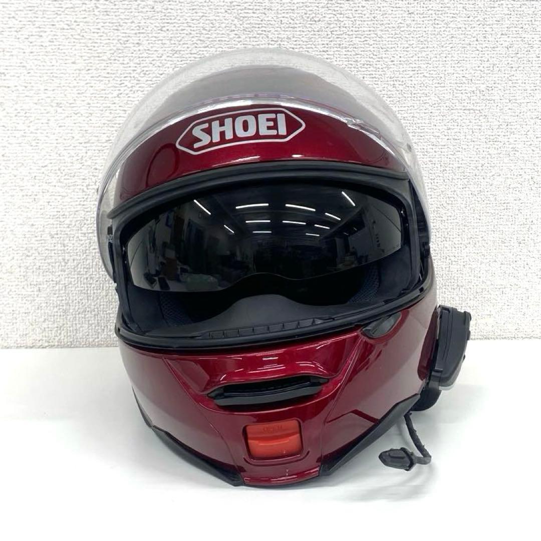 SHOEI ショウエイ NEOTEC II ヘルメット 赤 インカム付き