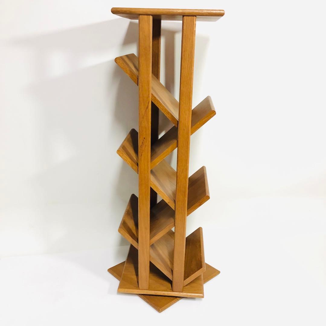 レトロな風合いで、私だけの小さなギャラリー。ICO社製 回転式 ブックシェルフ