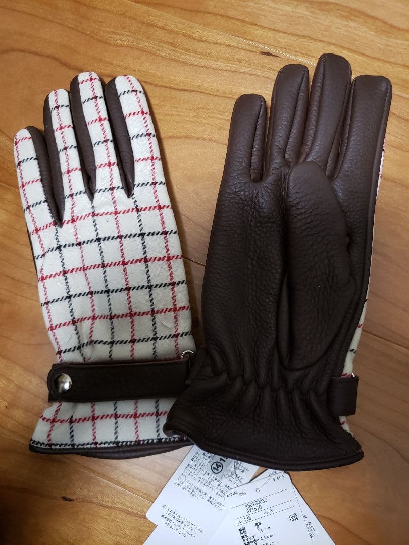 【未使用】メゾンマルジェラ Maison Margiela　レザー手袋　S