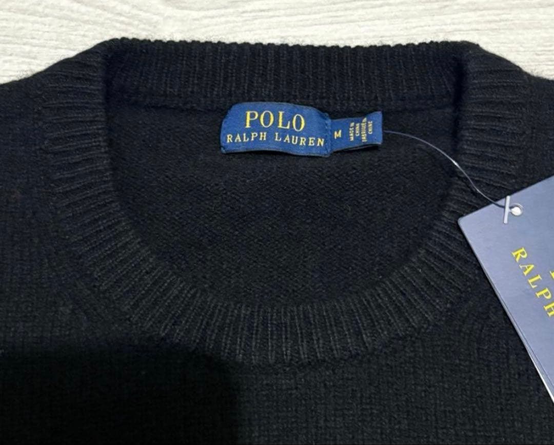 冬物処分　実寸確認要　未使用　PRL ウールカシミヤセーターMオーバーサイズ