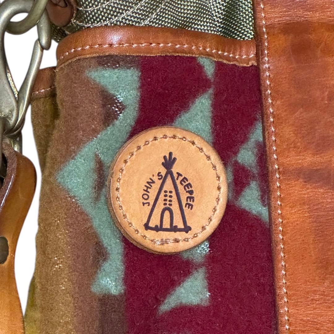 【ラッキージョン】ジョンズティーピーブランケットトートバッグ