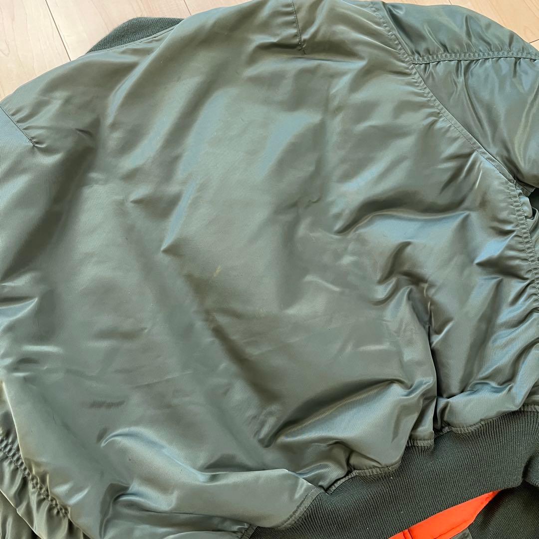 old uniqlo ma1 カーキ L