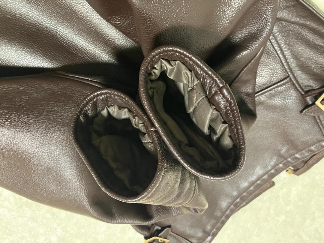 Schott ショット 681レザートラッカージャケット ブラウン