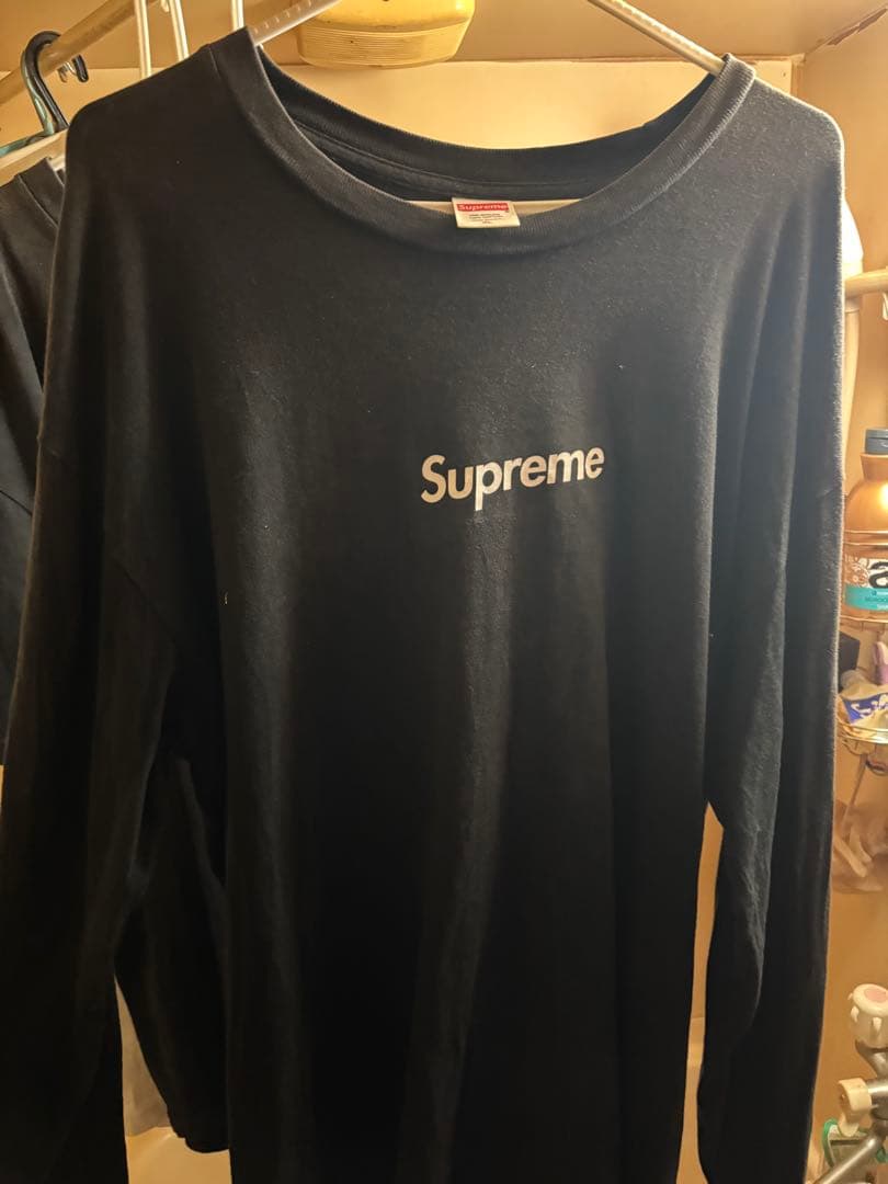 Supreme ロングスリーブTシャツ 黒