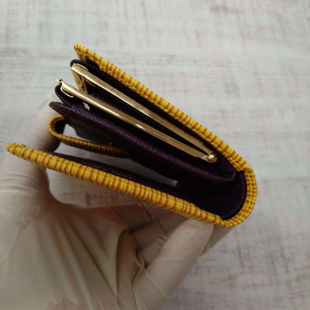 ルイヴィトン　エピ　2つ折り財布　　イエロー　黄色　ヴィエノワ ビエ