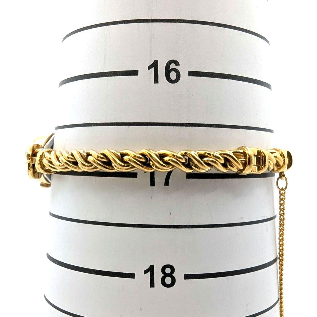 SEIKO ゴールド 色石 バングルウォッチ 腕時計 不動