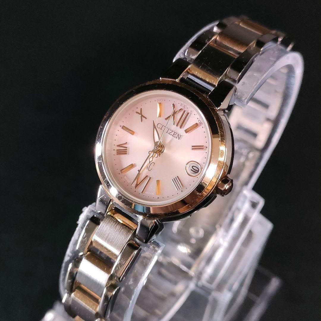 極美品 CITIZEN シチズン XC　H058　ピンク　ゴールド　ソーラー