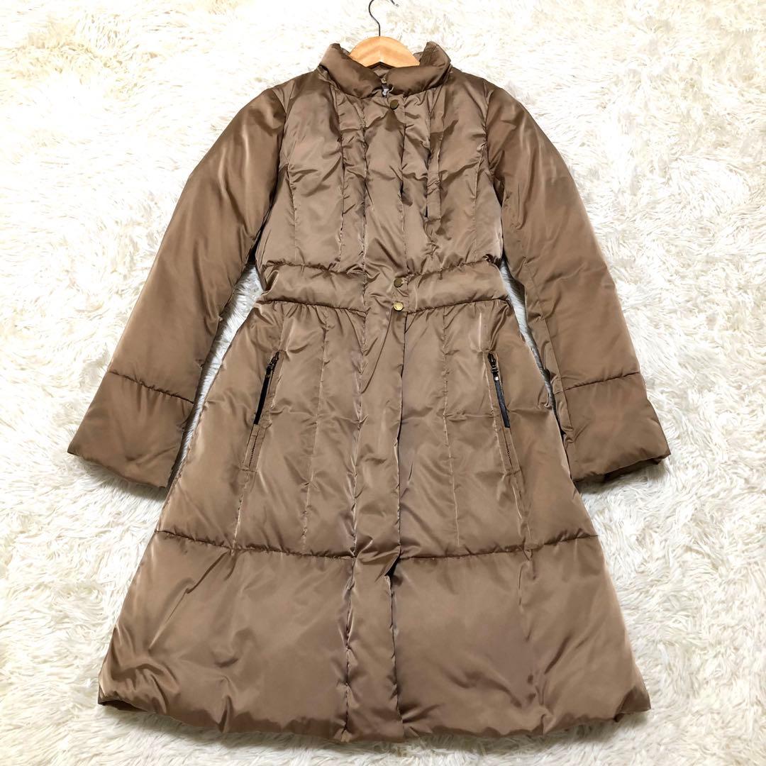 EPOCA エポカ　ファー付　ロングダウンコート　ベージュ 2ウェイ Mサイズ