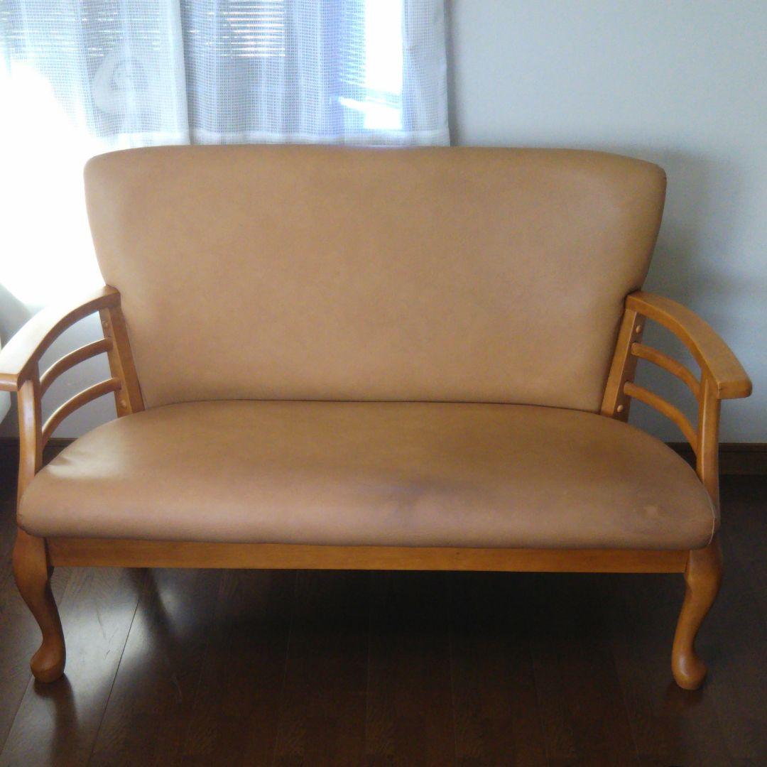 ソファ　アンティーク調　猫脚貴重‼️