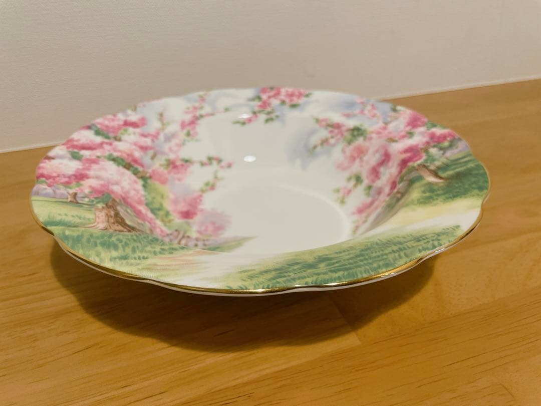 年末セール中【レア美品】ロイヤルアルバート ブロッサムタイム★リムスープ皿★5枚