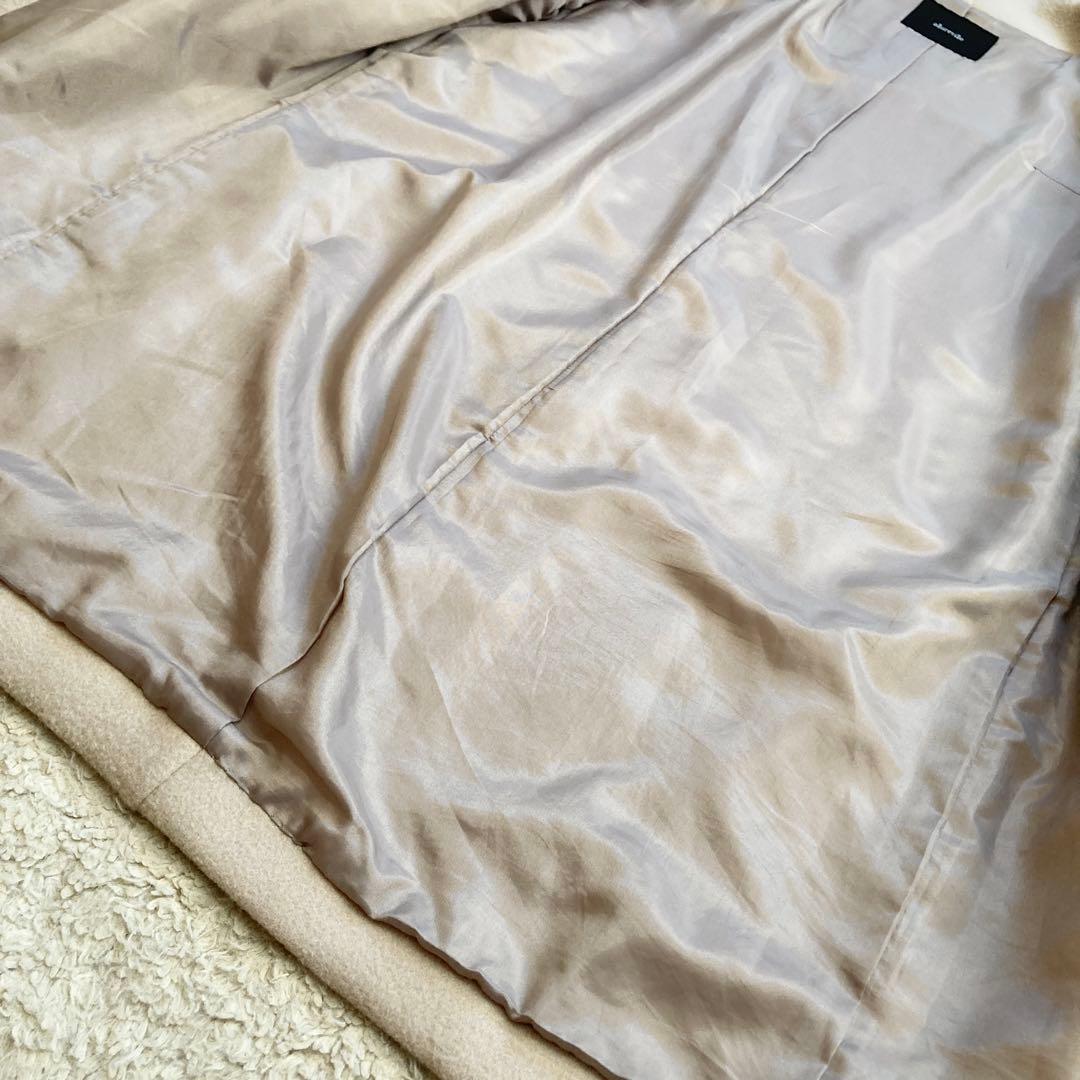 極美品・23AW✨アルアバイル　ショートビーバーファネルネックコート　サイズ1