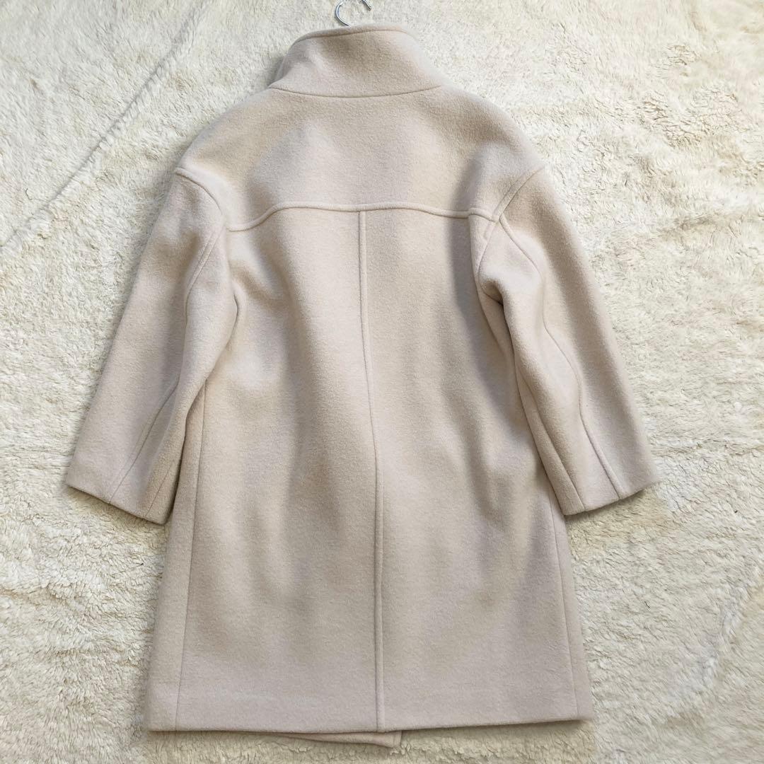極美品・23AW✨アルアバイル　ショートビーバーファネルネックコート　サイズ1