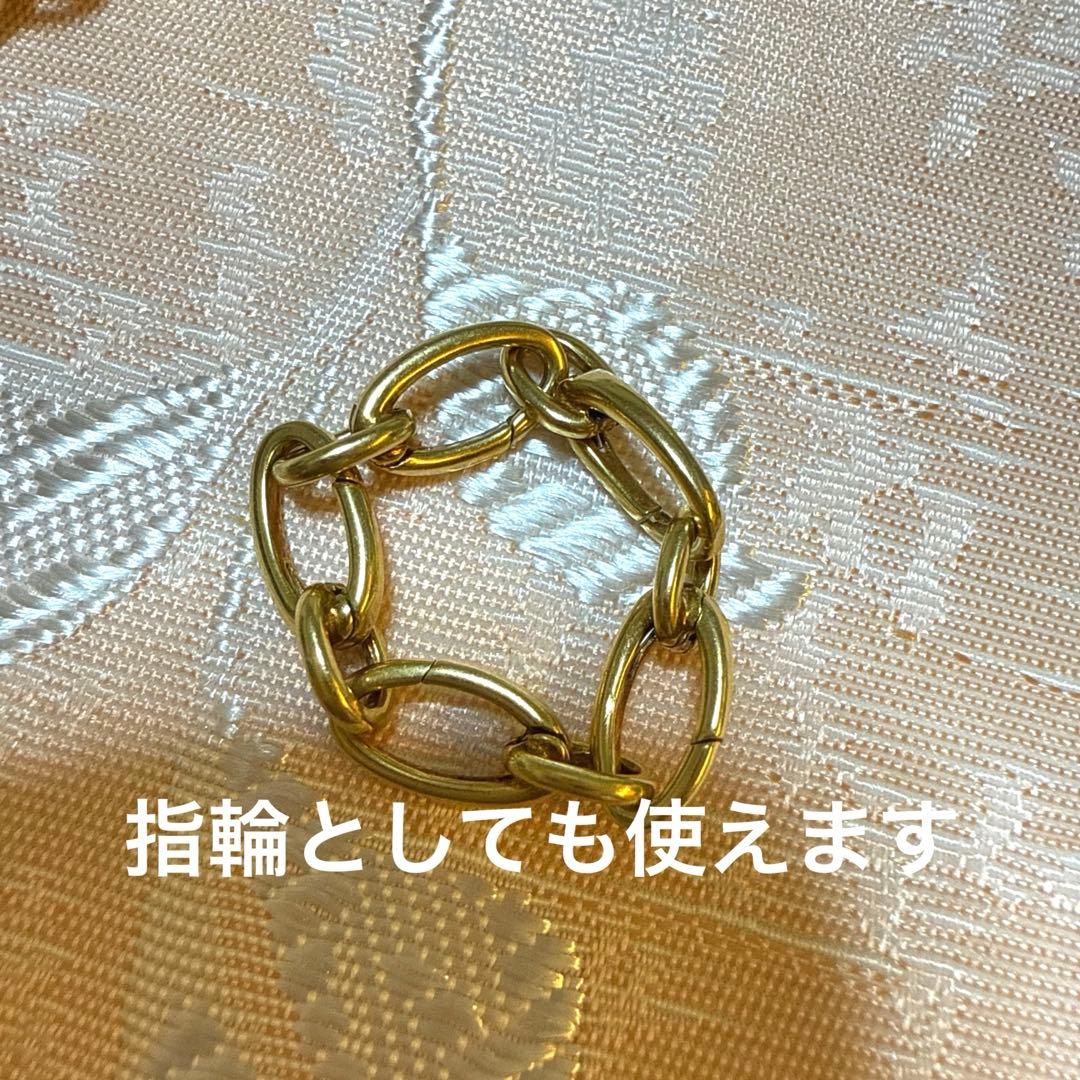 18金製　ティファニー　リンクチェーンブレスレット　ユニセックス