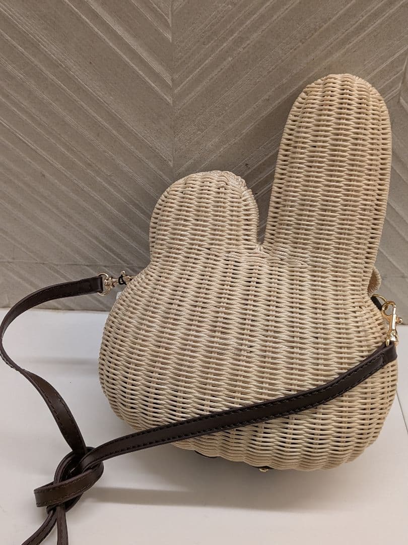 サンリオ　マイメロディ　フェイス型　ラタンバスケット