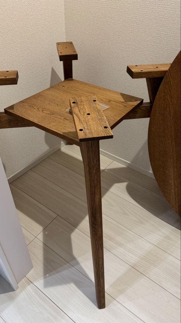 unico ADDAYラウンドダイニングテーブル