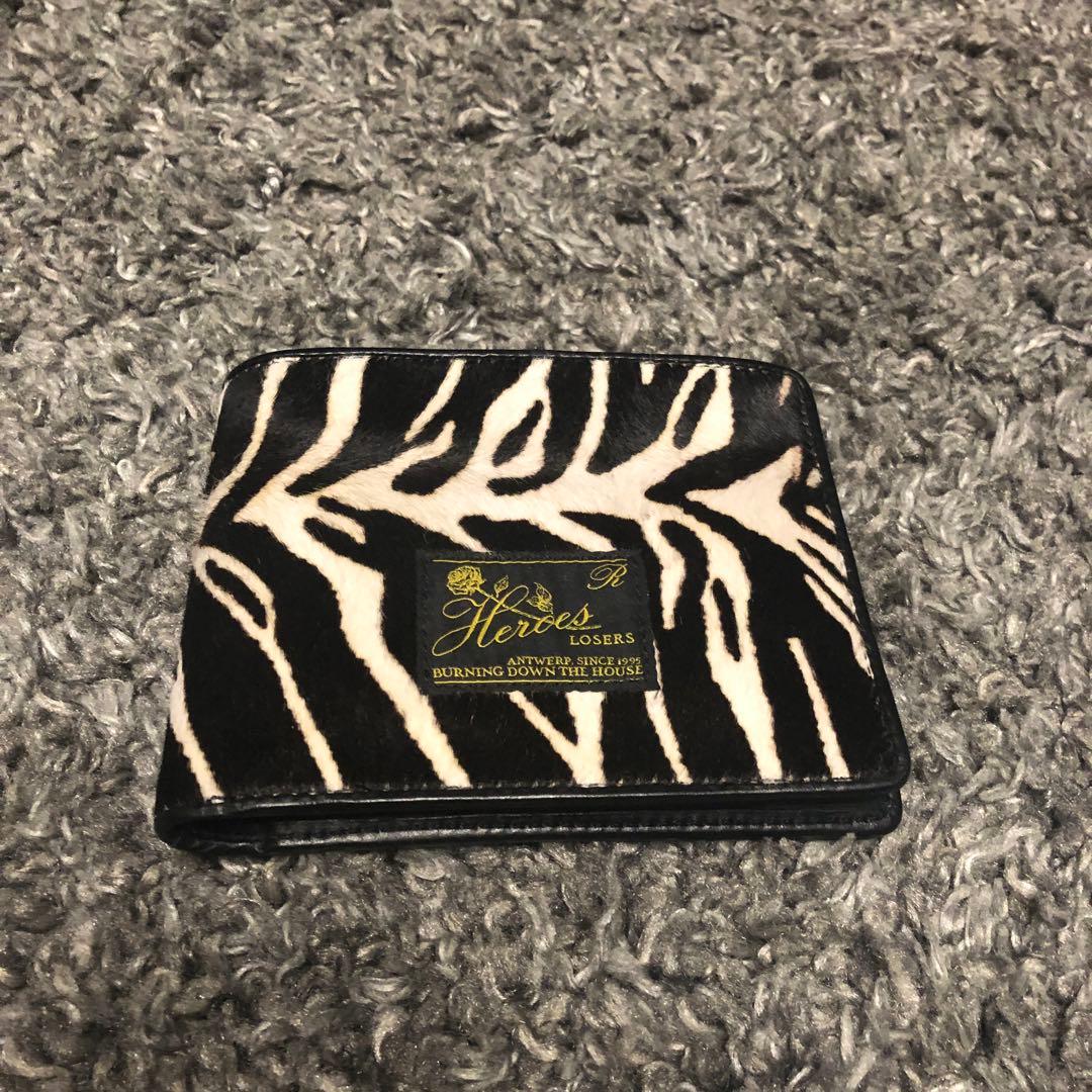 RAF SIMONS ラフシモンズ　財布　二つ折り　ゼブラ