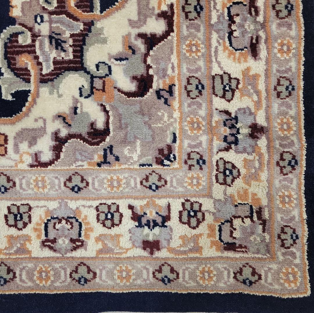 151x90cmパキスタン手織り絨毯(24)ギャッベ・絹・クム・ペルシャ・ラグ