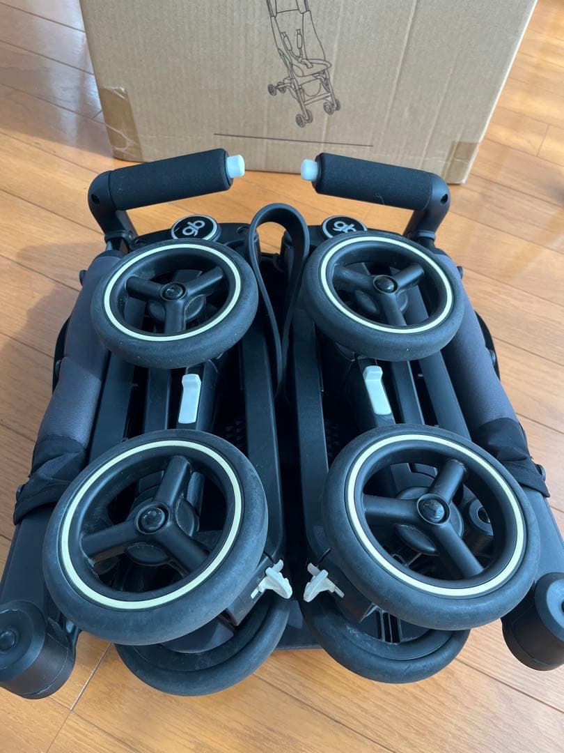 ポキットcybex gb 軽量コンパクト セカンド ベビーカー グレー