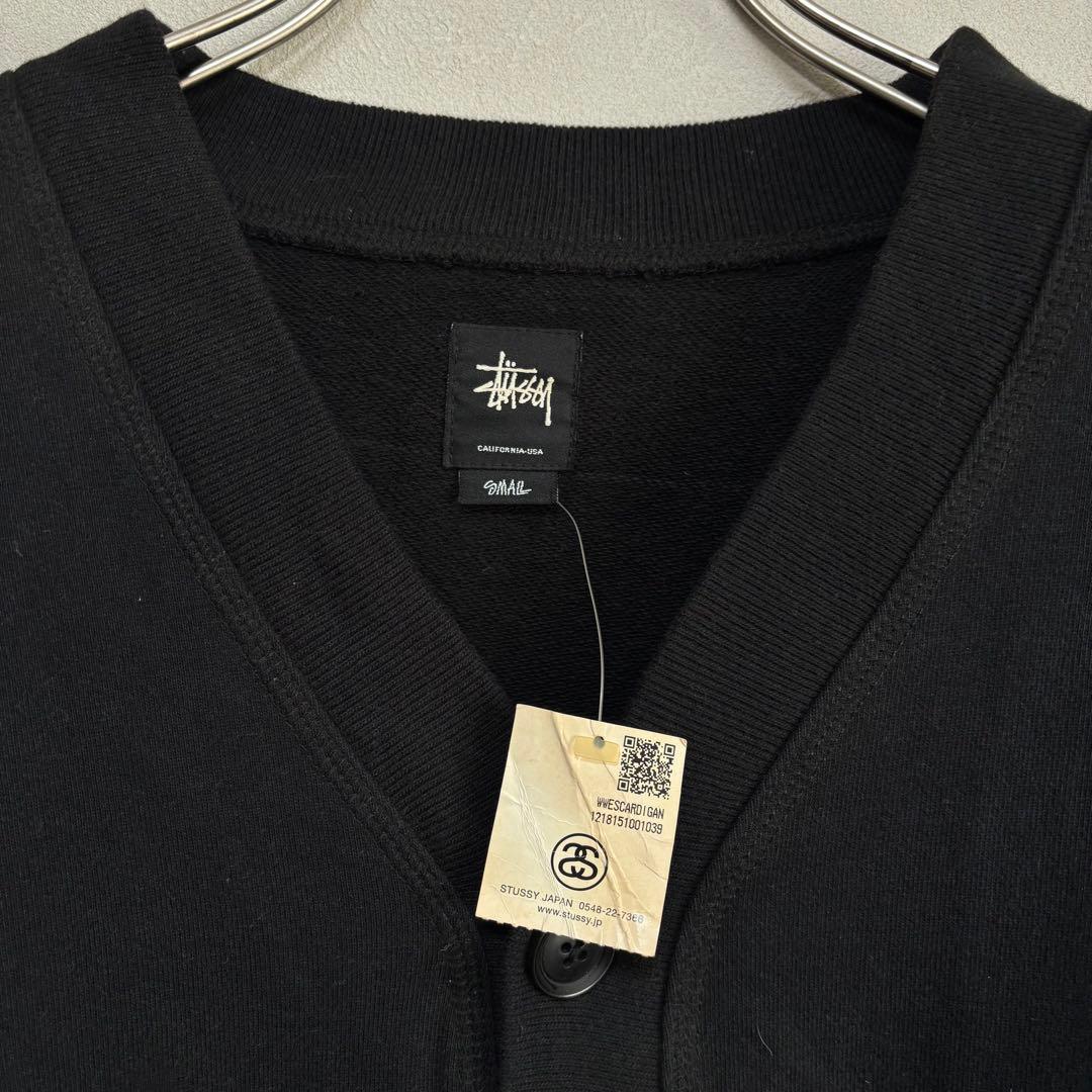 新品 タグ付きstussy ステューシー カーディガン トレーナースウェット S