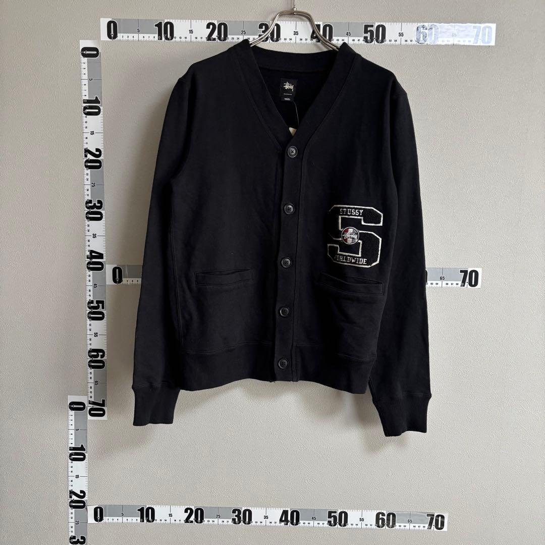 新品 タグ付きstussy ステューシー カーディガン トレーナースウェット S