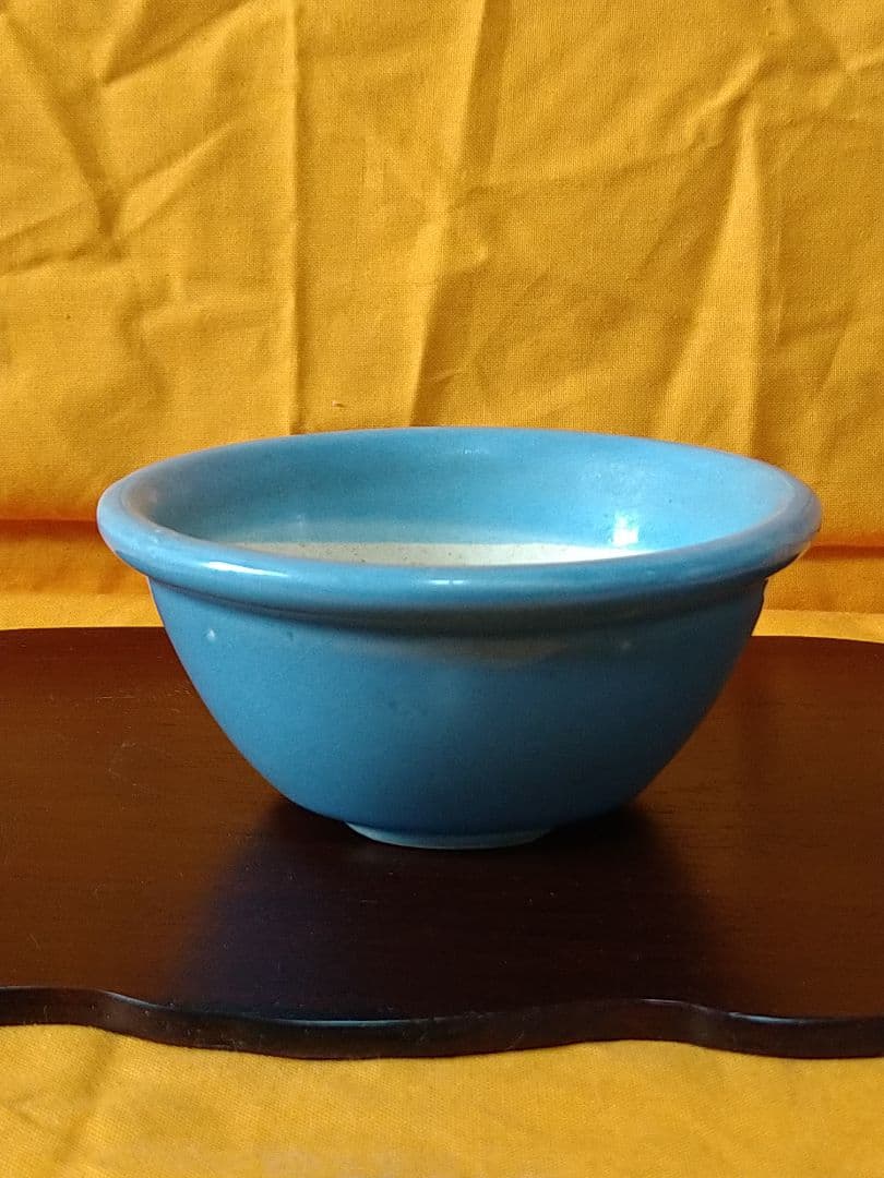 盆栽鉢　小品鉢　均窯外縁丸鉢